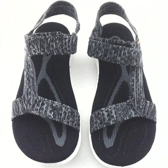 Teva Float 2 Evolve Knit Men's Sandals Size 12 Grey/Black Color - Picture 1 of 8